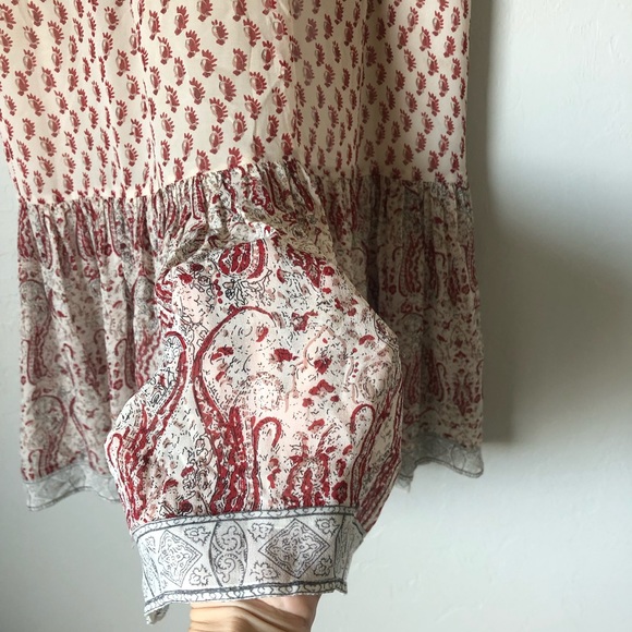 Ulla Johnson Georgette Tropez Midi Paisley Dress - Picture 10 of 16